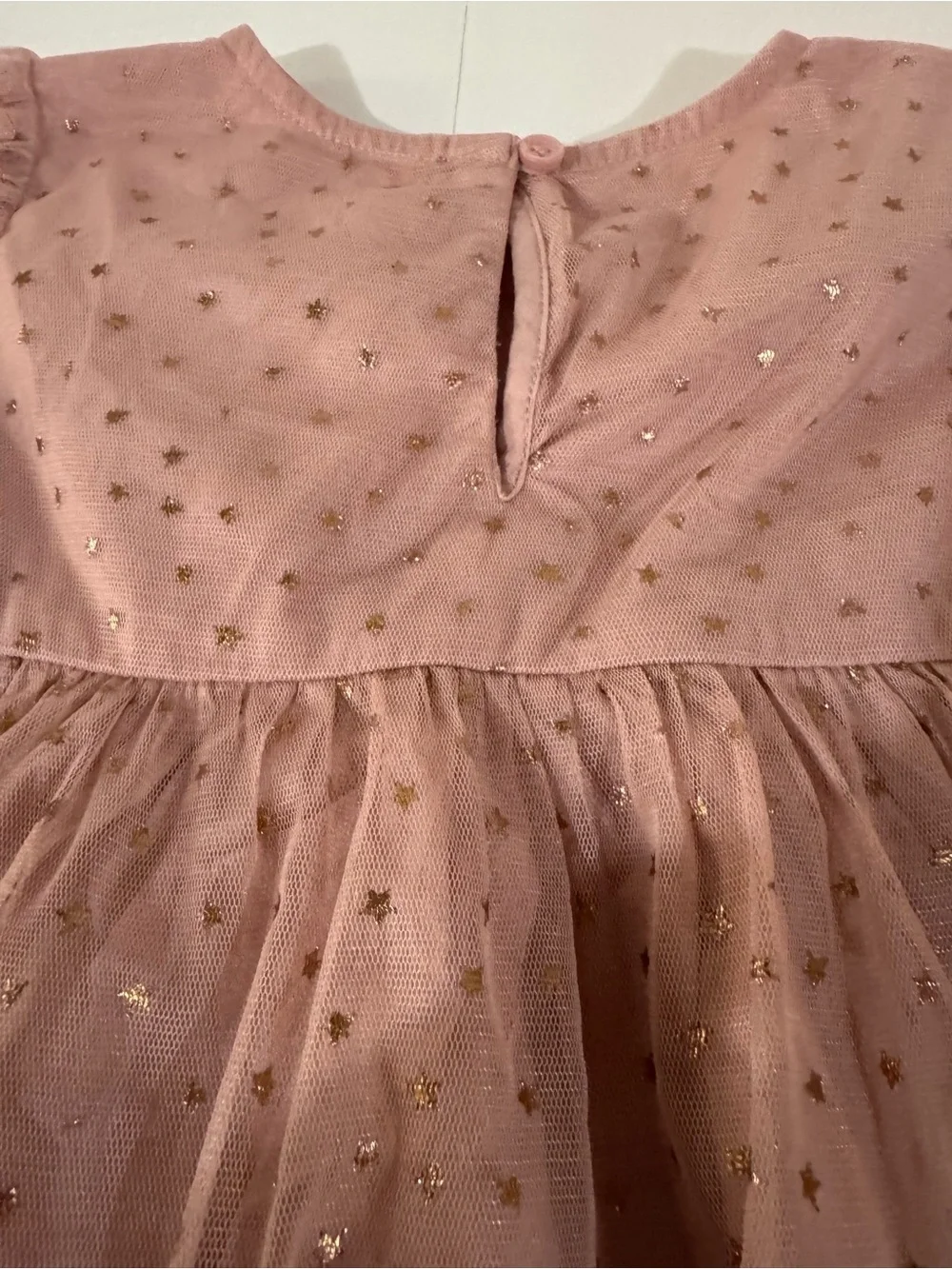 GAP Pink Star Tulle Party Dress 18-24 months